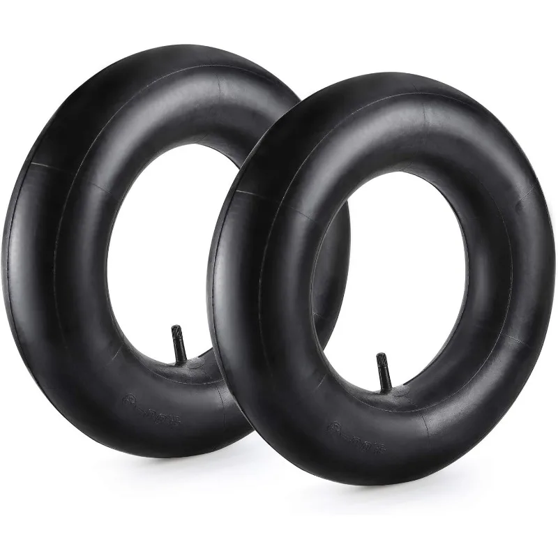4.10/3.50-4" Camera 4.00-8'' 16x6.50-8 Inner Tubes (2-Pack) for Wheelbarrow,Trunk,Tractor,Garden Carts,Golf Cart,Mowers and More