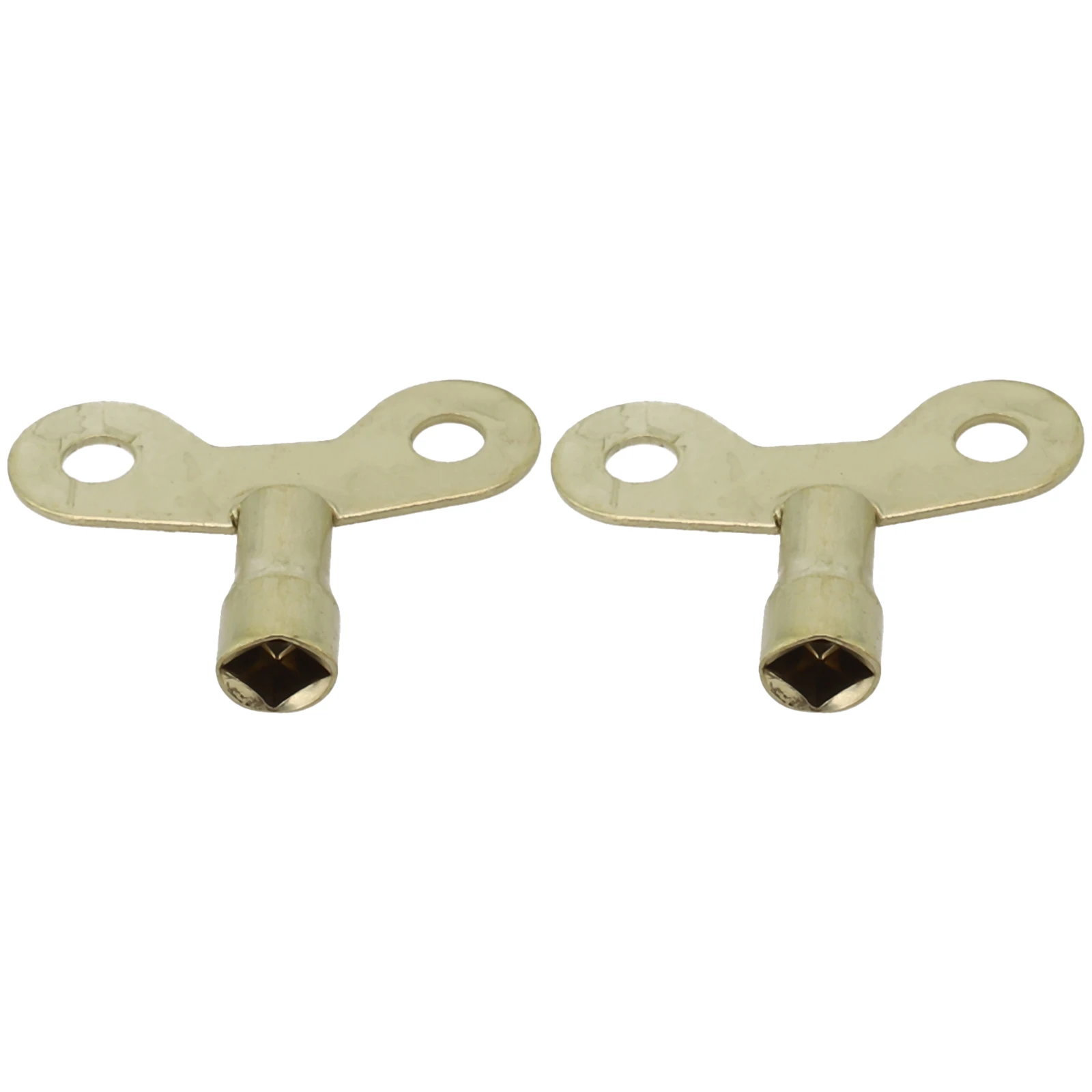 2*Faucet Key Radiator Plumbing Bleed Bleeding Key Keys Solid Iron For Venting Air Valve Bathroom Wrenches Tool Sets