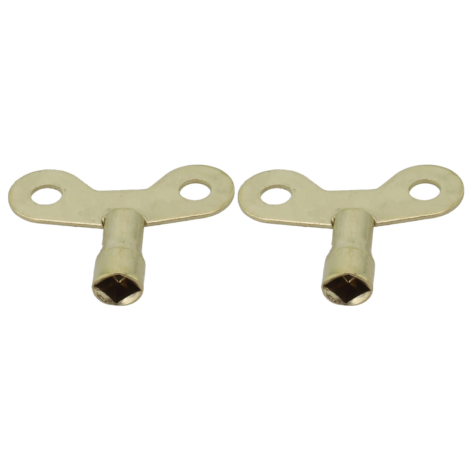 2*Faucet Key Radiator Plumbing Bleed Bleeding Key Keys Solid Iron For Venting Air Valve Bathroom Wrenches Tool Sets