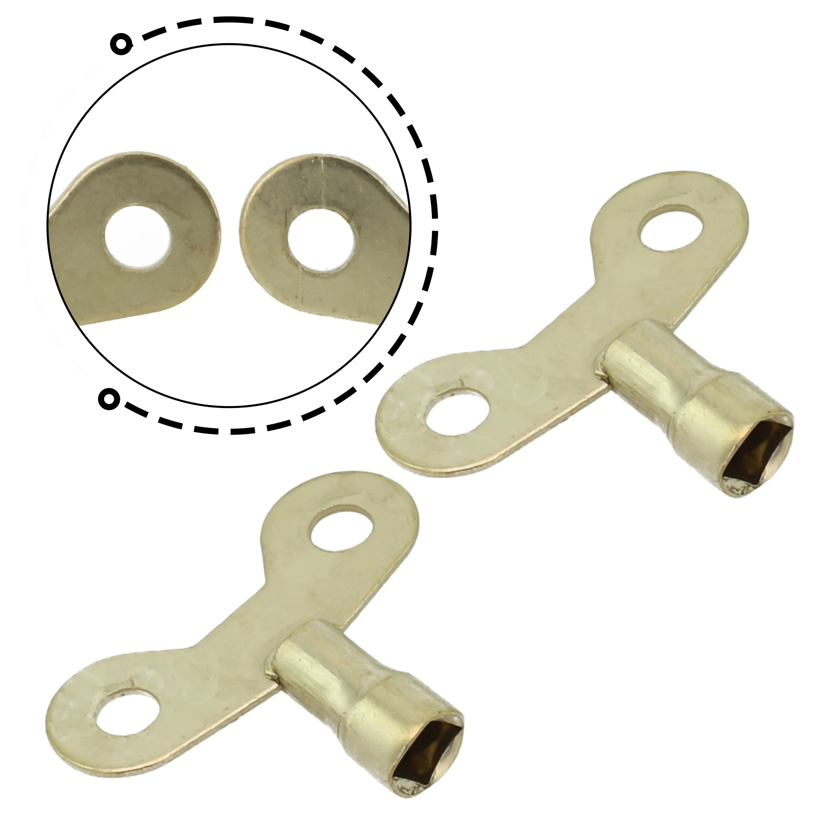 2*Faucet Key Radiator Plumbing Bleed Bleeding Key Keys Solid Iron For Venting Air Valve Bathroom Wrenches Tool Sets