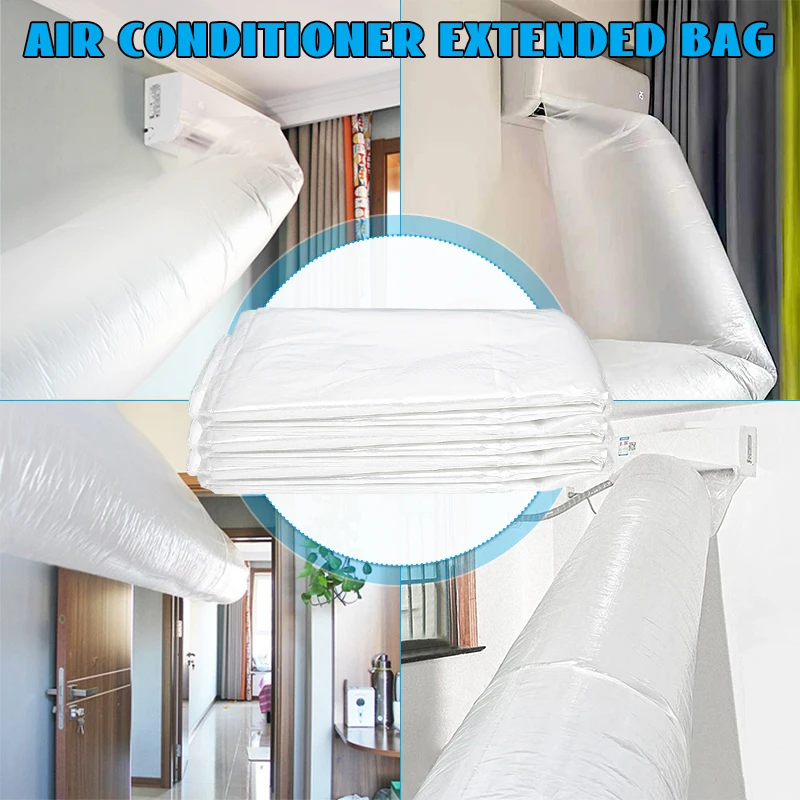 Flexible Air Duct Hose 5/10/15/20M for Portable Window AC Unit Air Conditioner Extension Pipe Summer Cooling Ventilation Blower