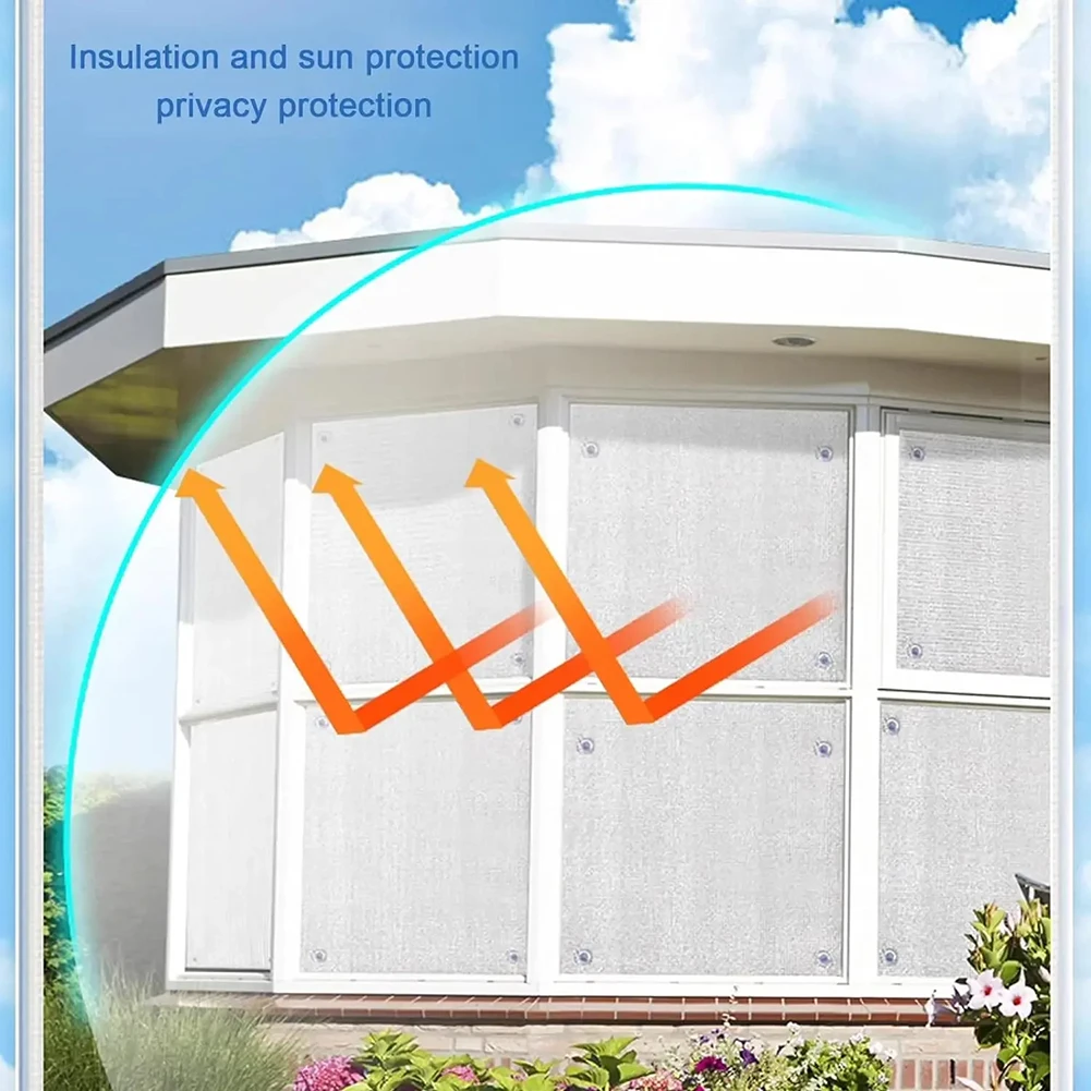 Double-Layer Aluminum Foil Insulation Film Thicken Sash Roof Insulation Shading Sunshine House Roof Windows Balcony Sunshade
