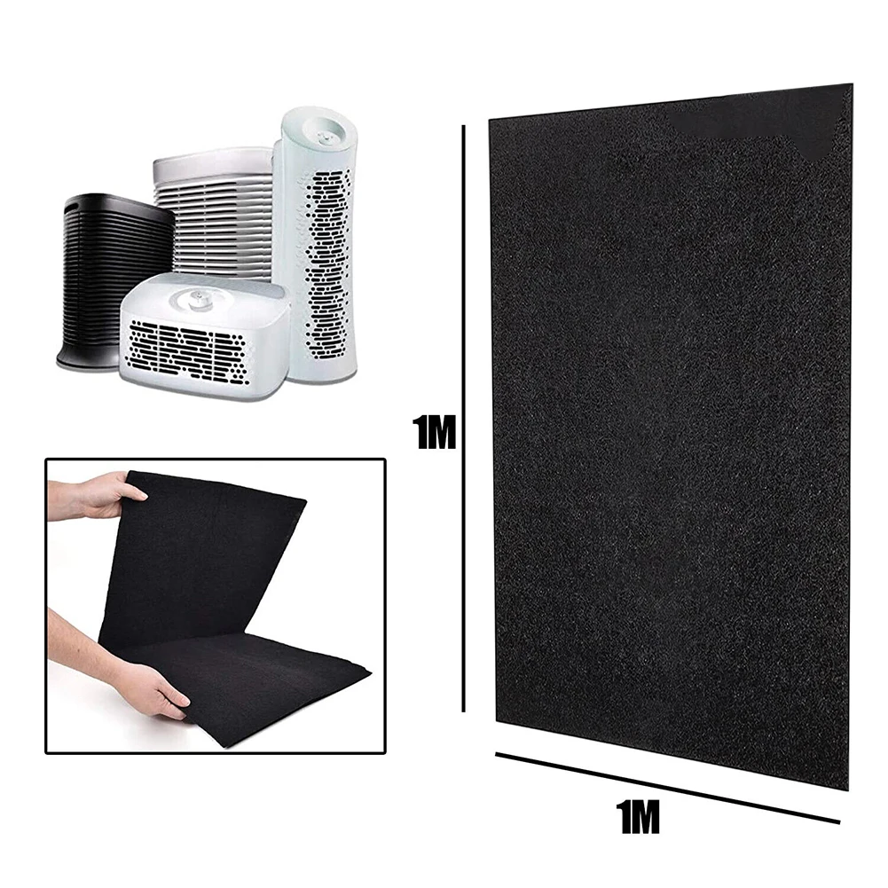 Activated Carbon Filter Sponge Cooker Hood Extractor Carbon Filter 100cmx100cmx3mm Air Conditioning Filter Cotton