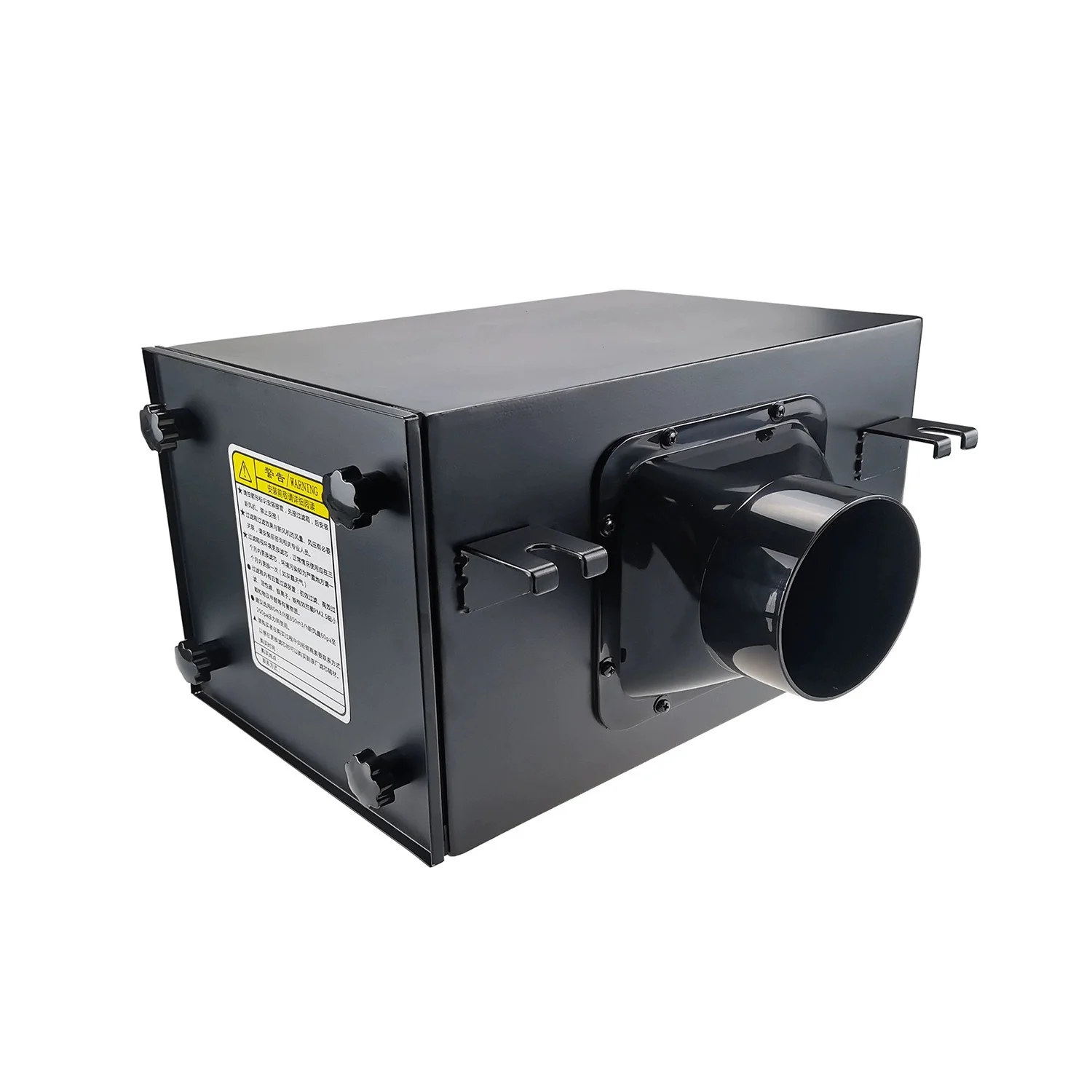 Fresh Air Intake Inline Filter Box With Pre-Filter Activated Carbon and HEPA Filter HVAC System Heating And Cooling Ventilation