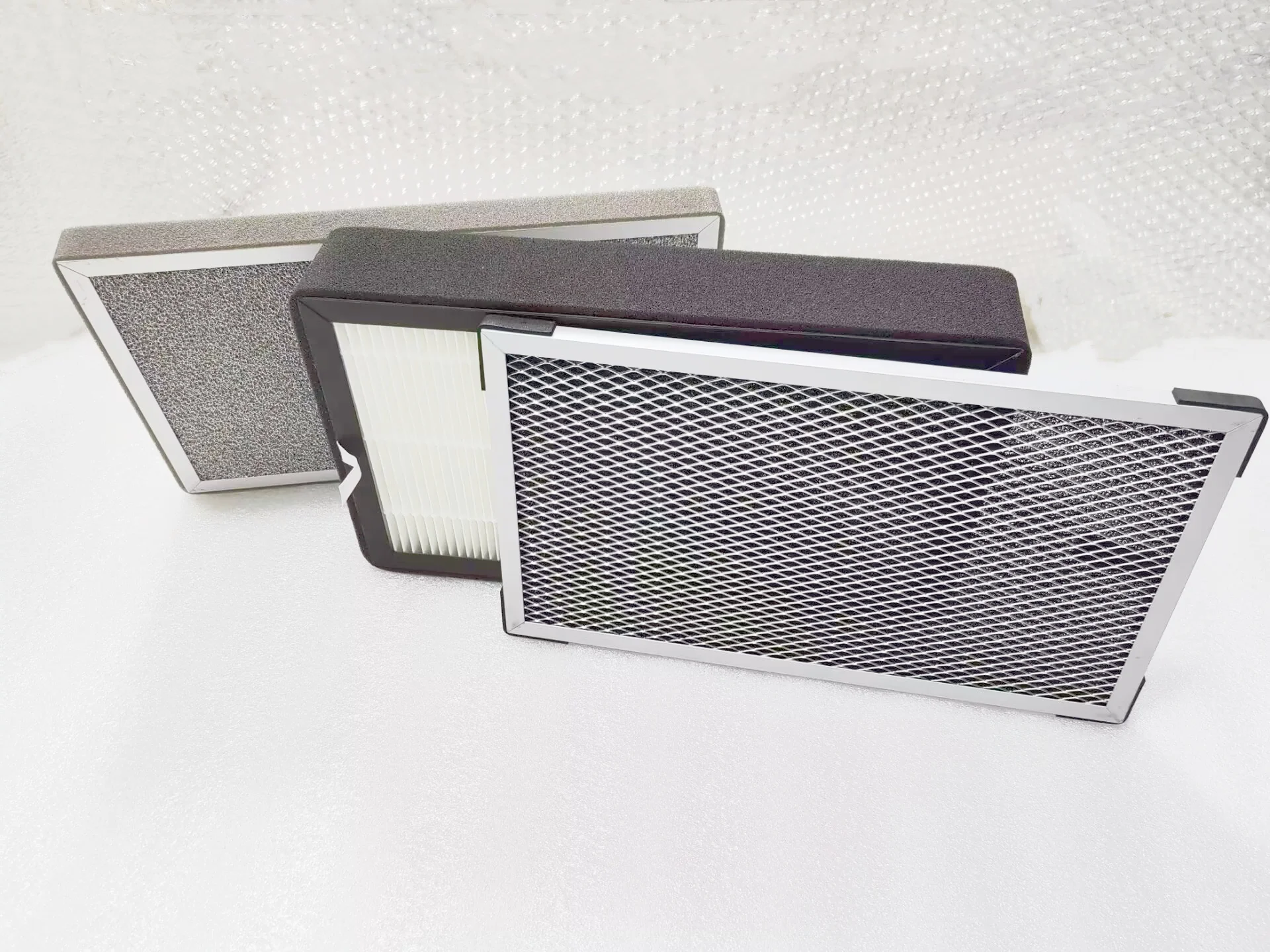 Fresh Air Intake Inline Filter Box With Pre-Filter Activated Carbon and HEPA Filter HVAC System Heating And Cooling Ventilation