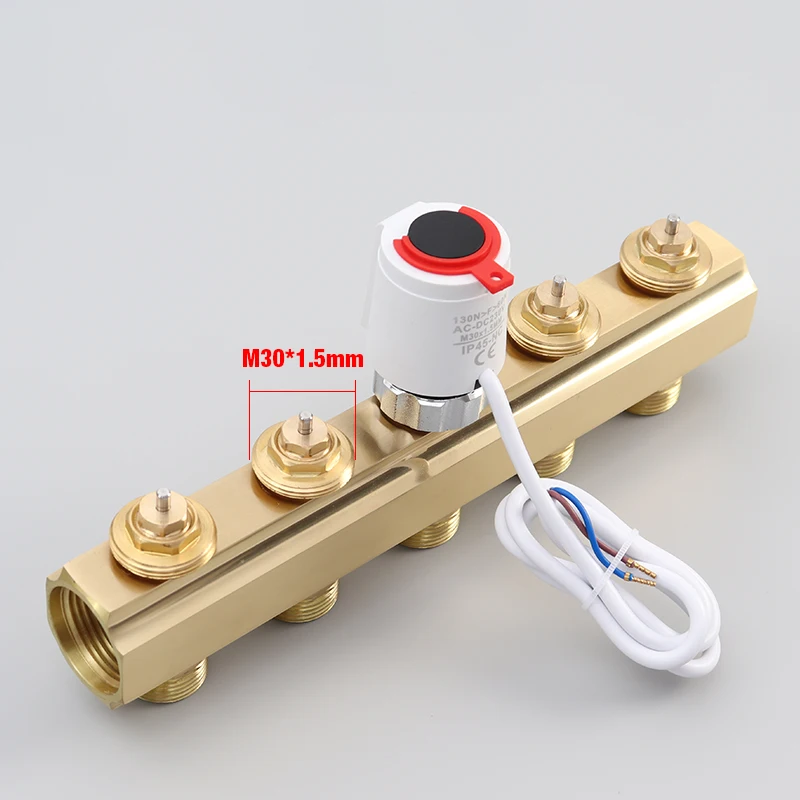 1/5/10 Pieces 230V Normally Closed NC M30*1.5mm Electric Thermal Actuator for Underfloor Heating TRV Thermostatic Radiator Valve