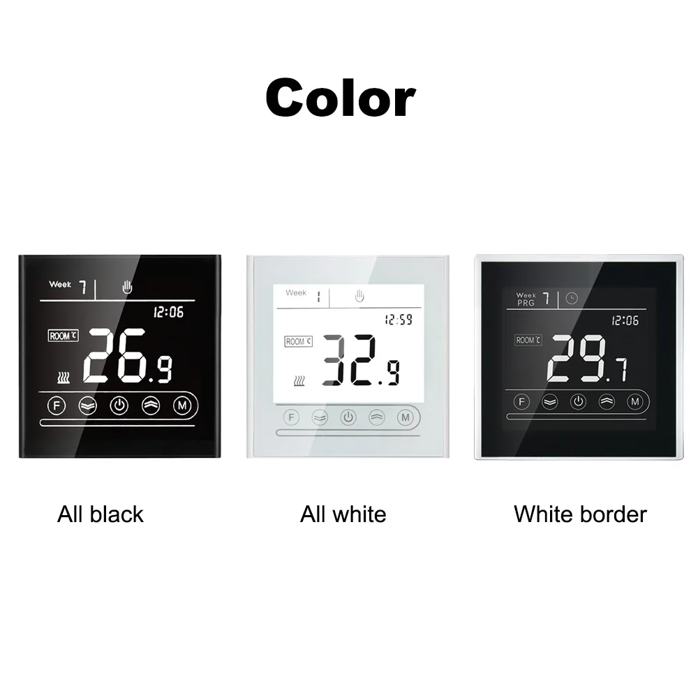 MINCO HEAT Tuya WiFi Smart Thermostat 16A for Electric Floor Heating System Temperature Voice Controller for Google Home Alexa
