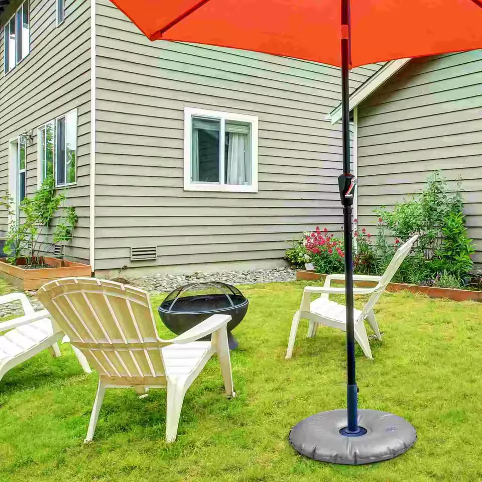 Umbrella Base Weight Water Bag Boat Cover Support Pole Water Filling Belt Beach Umbrella Water Filling PVC Tripod Weight Bag