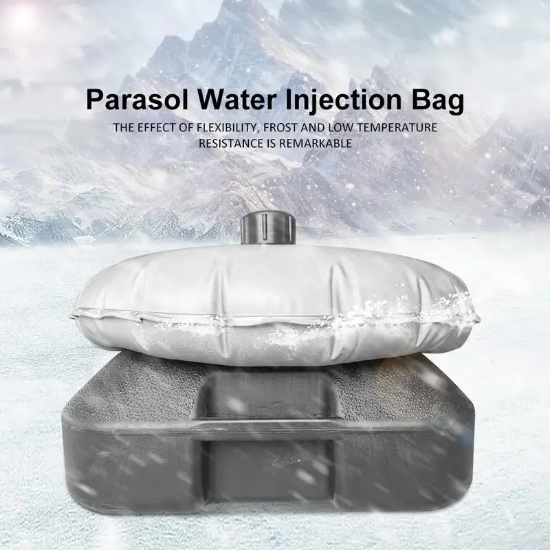 Umbrella Base Weight Water Bag Boat Cover Support Pole Water Filling Belt Beach Umbrella Water Filling PVC Tripod Weight Bag