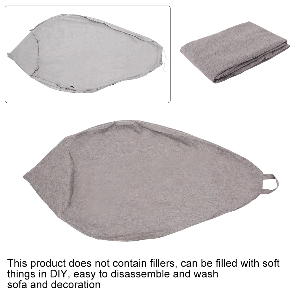 Large Bean Bag Chair Sofa Cover Comfortable Outdoor Lazy Seat Bag Couch Cover without Filler And Replacement Sofa Inner Liner