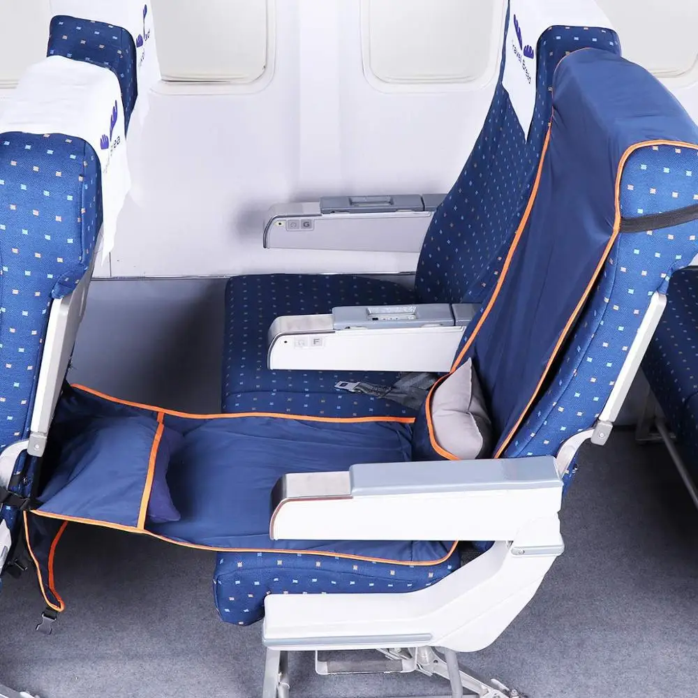 Portable Airplane Foot Rest Hammock in Plane High Speed Train Bus Car Adjustable Footrest Hanger Travel Children Sleep Hammocks