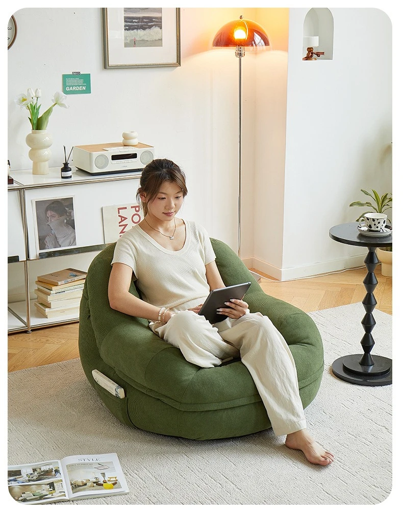 Comfort Bean Bag Sofa Living Room 1-person Sofa Lazy Chair Relaxing Bedroom Pouf Adult Children Cheap Sofas Frameless Furniture