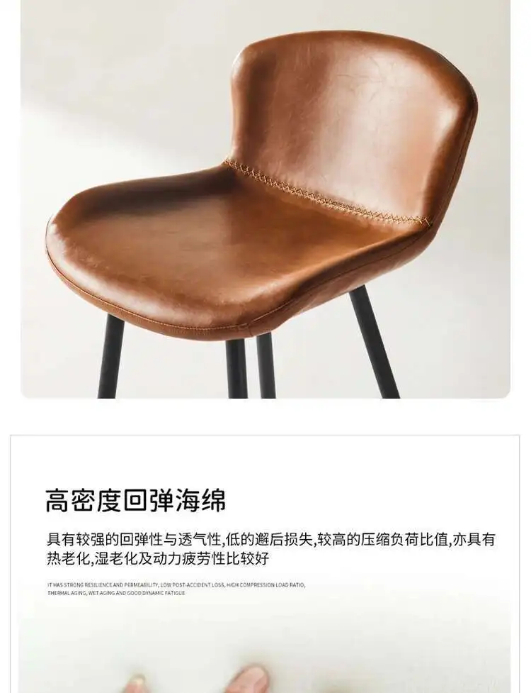 Minimalist Design High Stool Bar Chairs Nordic Office Luxury Swivel Bar Chairs Reception Adjustable Bar Furniture Cadeira LLBC