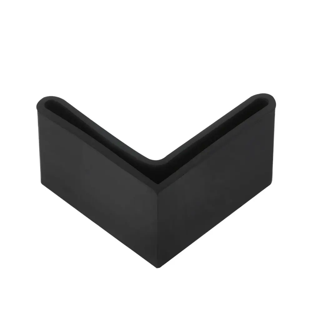 4PCS Slotted Angle Bar Shelf Iron Bed L Type Rubber Base Foot Pad Foot Cover Protective Rubber Sleeve