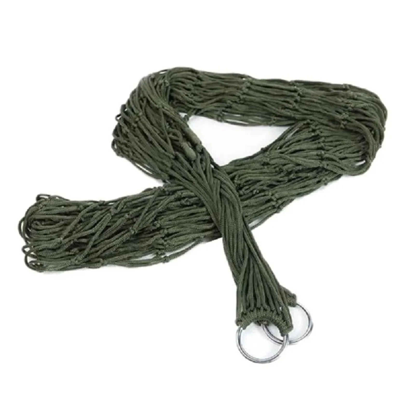 1/3/5PCS Portable Garden Outdoor Thickened Nylon Rope Hammock Indoor Mesh Hammock Portable Simple Hammock Swing Chair Camping