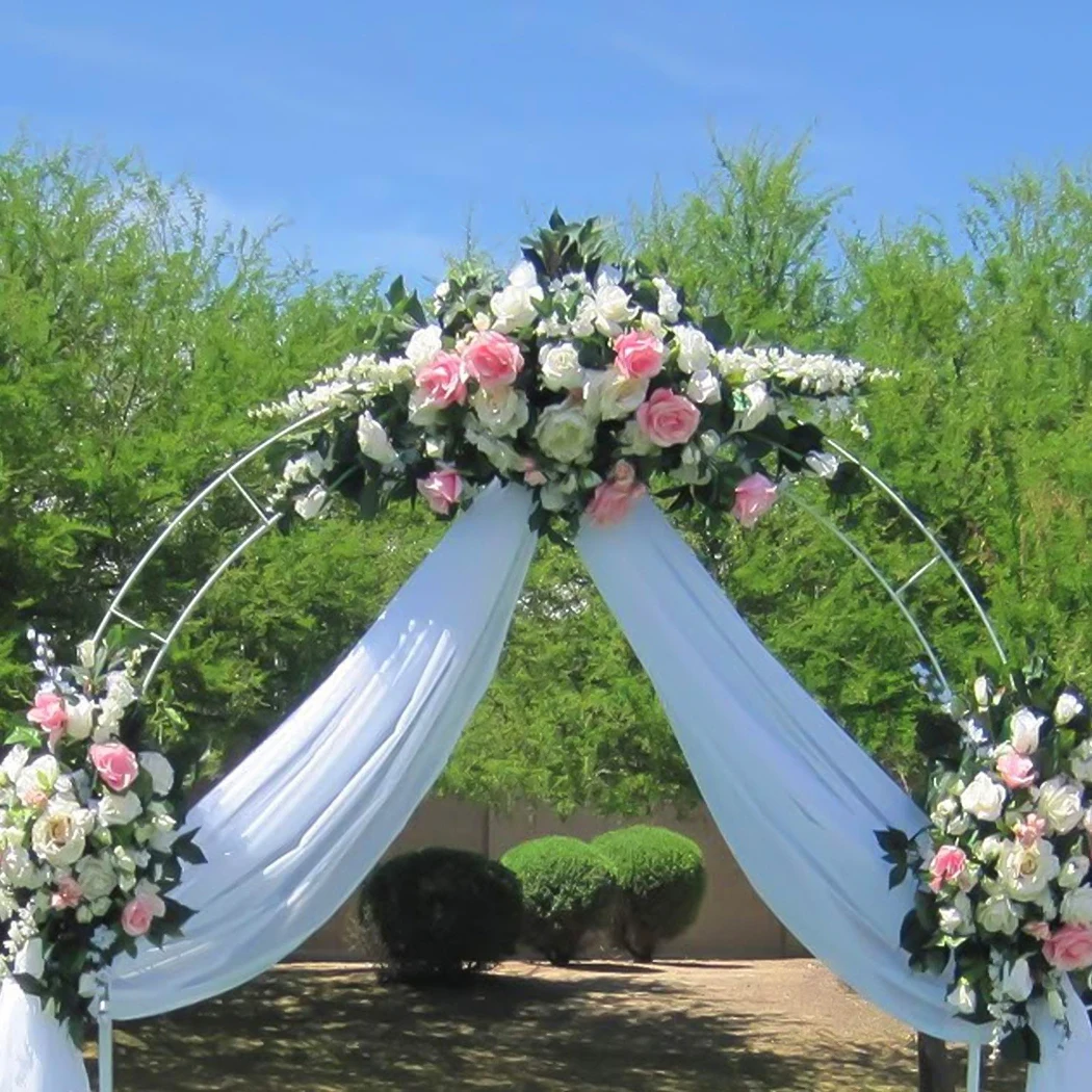 Metal Garden Arch Climbing Plant Trellis Outdoor Arbors Wedding Arch