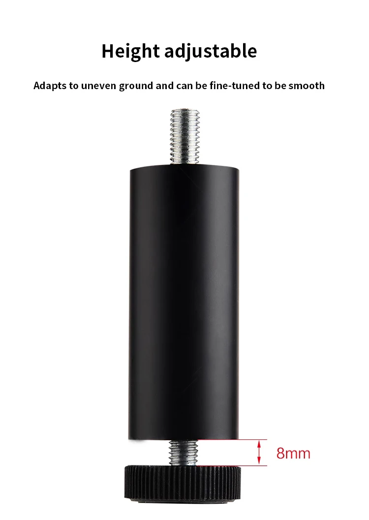Adjustable furniture support foot cushion round tube bracket heightened washing machine refrigerator shoe cabinet heightenedfeet