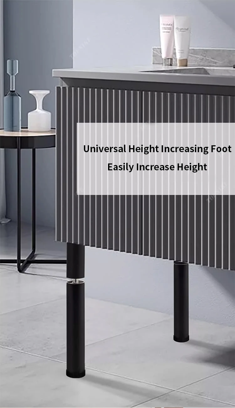 Adjustable furniture support foot cushion round tube bracket heightened washing machine refrigerator shoe cabinet heightenedfeet