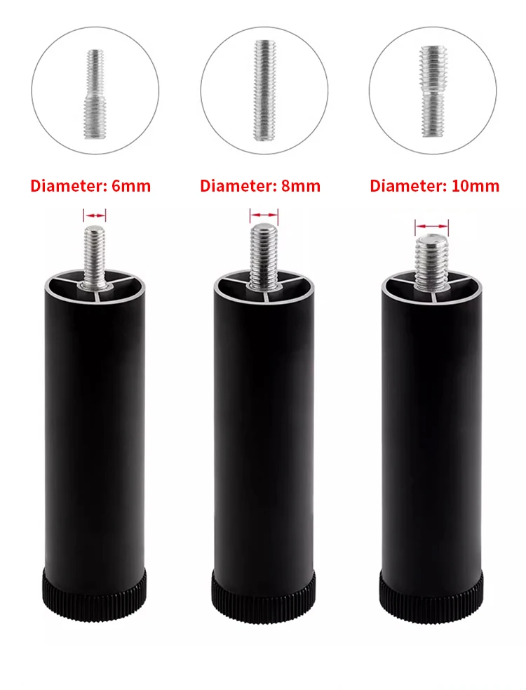 Adjustable furniture support foot cushion round tube bracket heightened washing machine refrigerator shoe cabinet heightenedfeet
