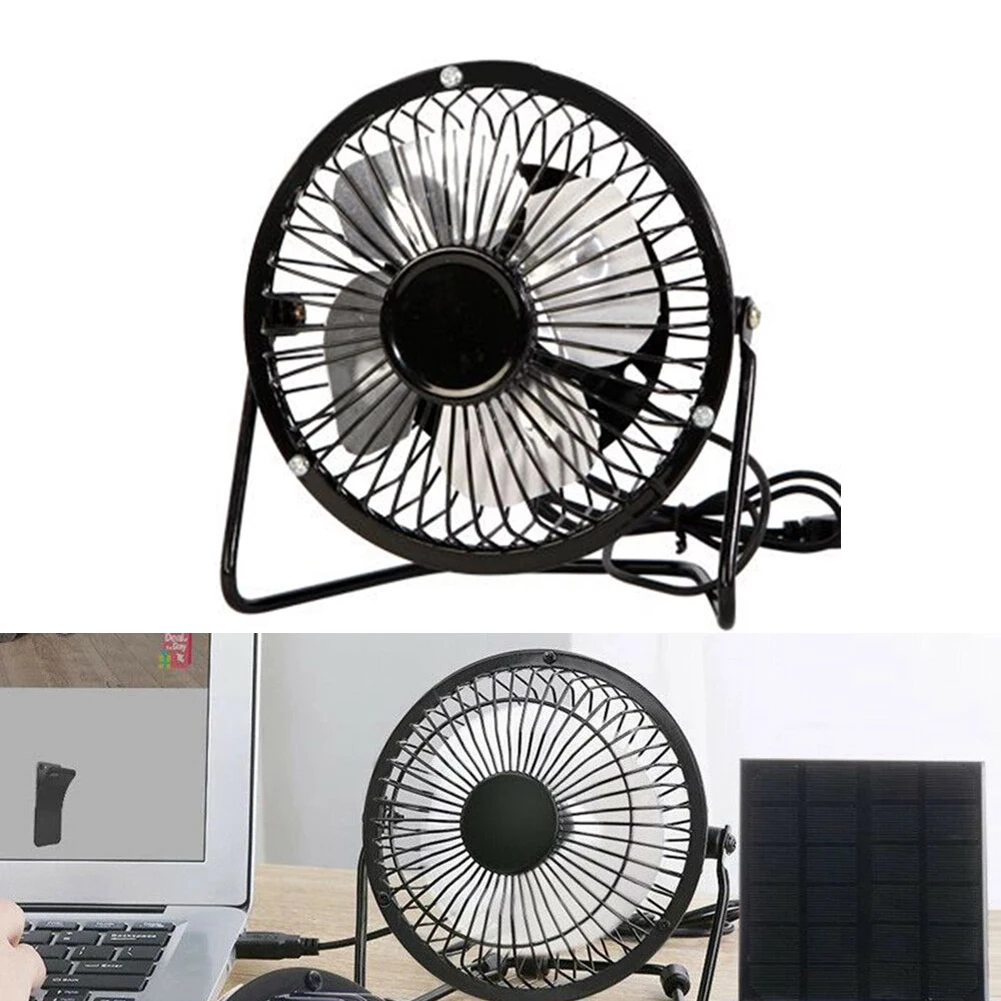 Mini Fan USB Fan 14.5*15cm Black Lightweight Rotatable USB Powered Emergencies And Outdoor Work High Quality Summer