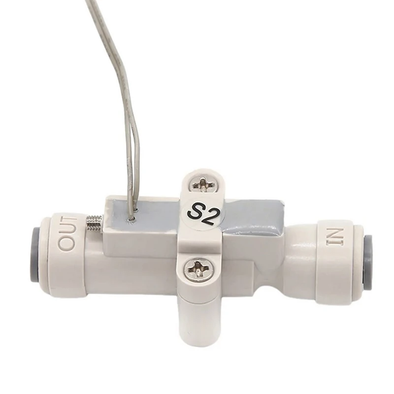 For Water Purifier Dispenser High Performance 1/4" Water Flow Switch Plastic Water Flow Switch Water Flow Control Sensor