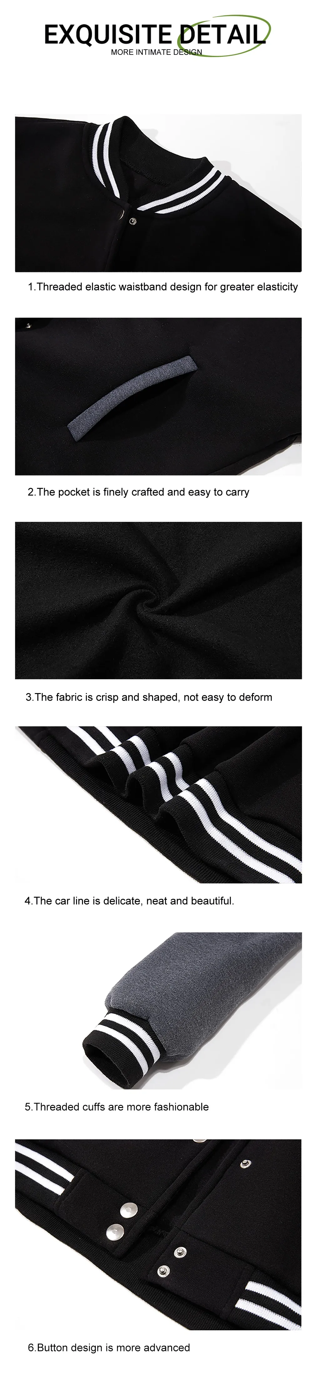 New York Land Of Dreams Capital Of Liberly Baseball Jersey Men Retro Soft Coat Trendy American Jackets Autumn Fleece Men Top