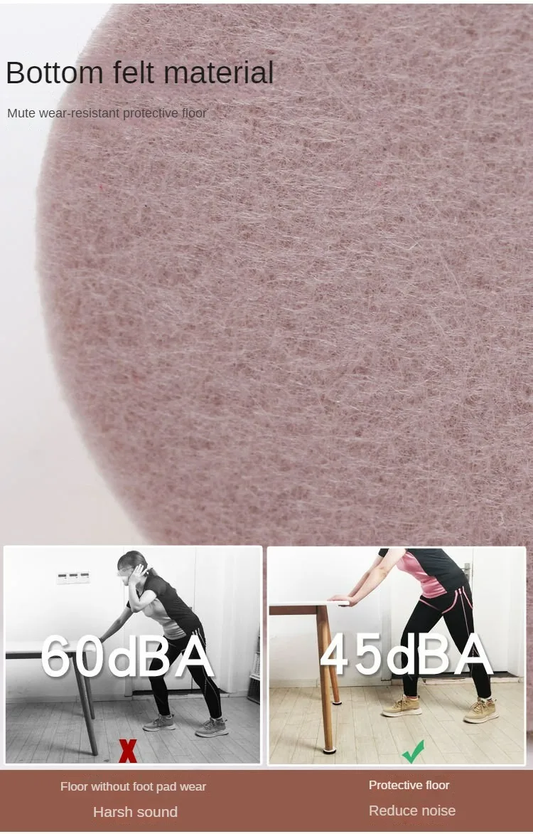 Self Adhesive Chair Leg Pads thick Felt Table Chair Sofa Heighten Foot Pad Anti-Slip Mute Furniture Legs Floor Protectors