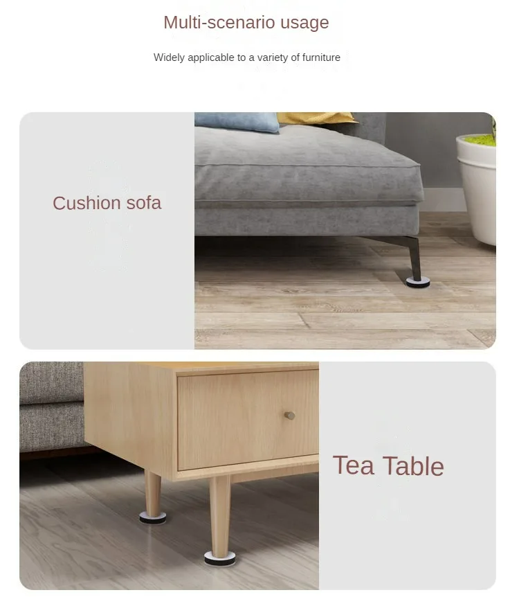 Self Adhesive Chair Leg Pads thick Felt Table Chair Sofa Heighten Foot Pad Anti-Slip Mute Furniture Legs Floor Protectors