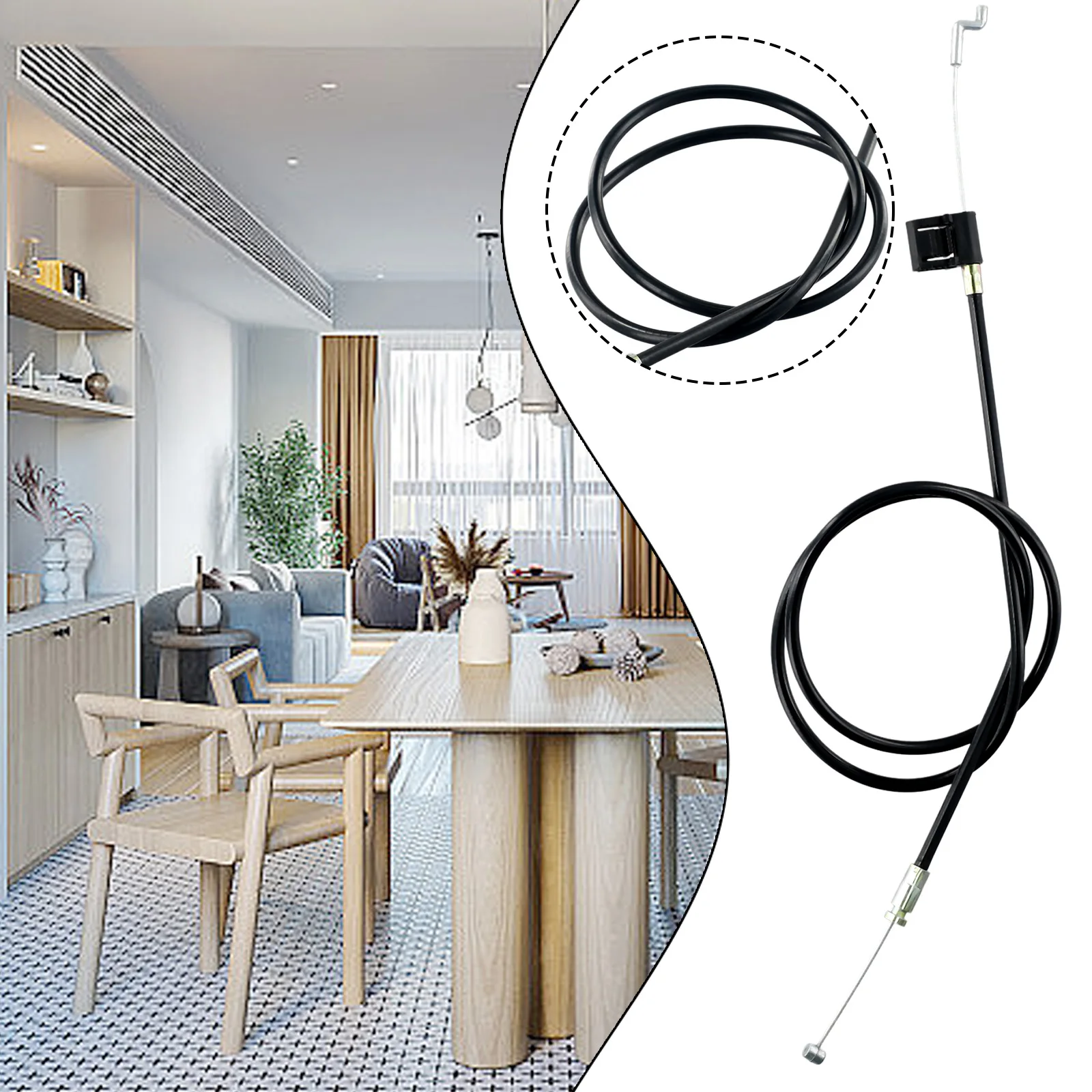 Wire Cable Sofas Chairs Black Recliner Release Cable Replacement For Couch Plastic Sleeve Home Corner Modular Lounges Sofas