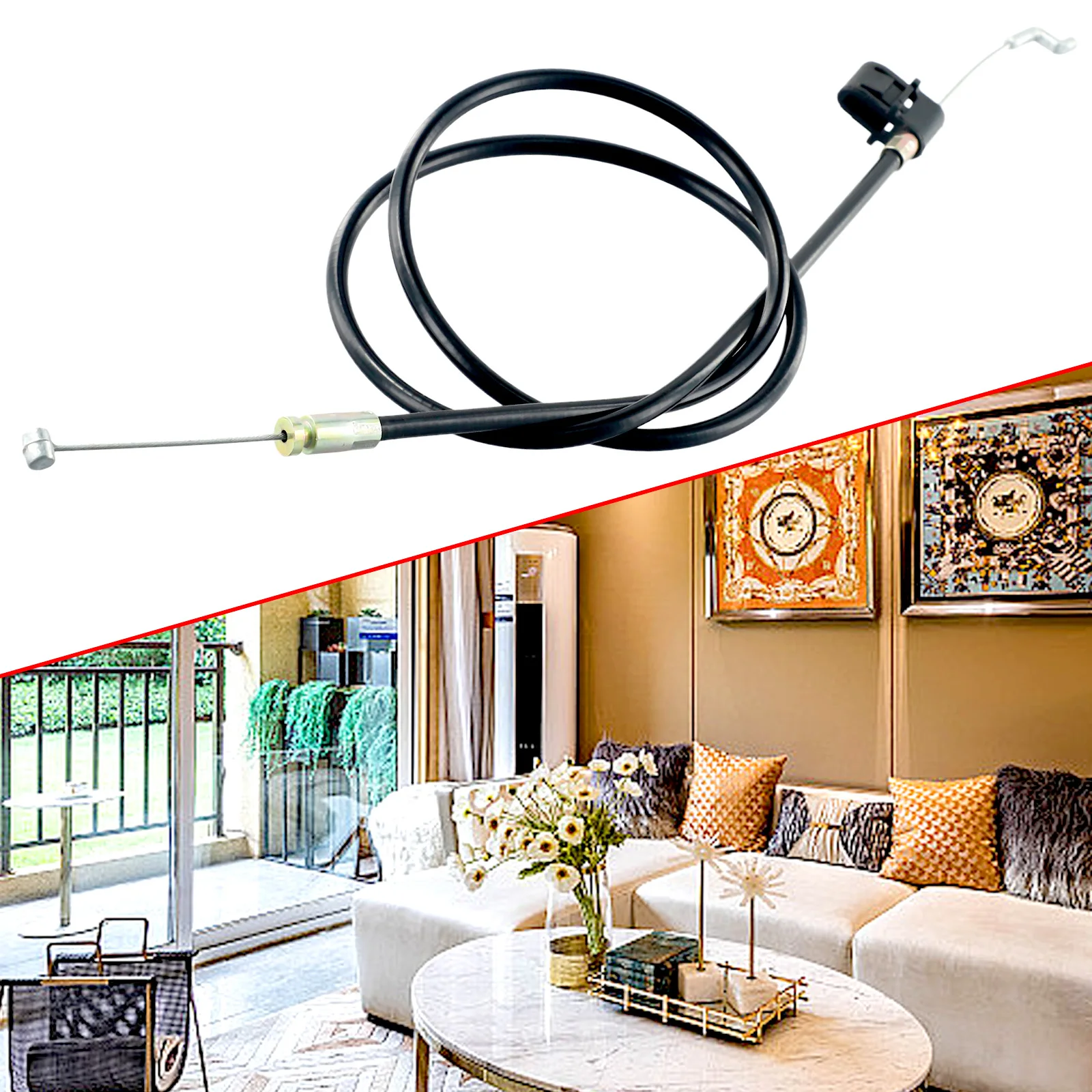 Wire Cable Sofas Chairs Black Recliner Release Cable Replacement For Couch Plastic Sleeve Home Corner Modular Lounges Sofas