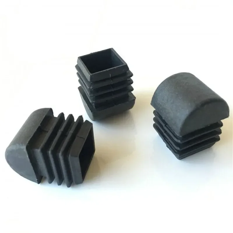 10pcs Square Plastic pipe inner plug Dust cover Steel tube Blanking End Cap Bung For ladder Furniture chair table Leg Protector