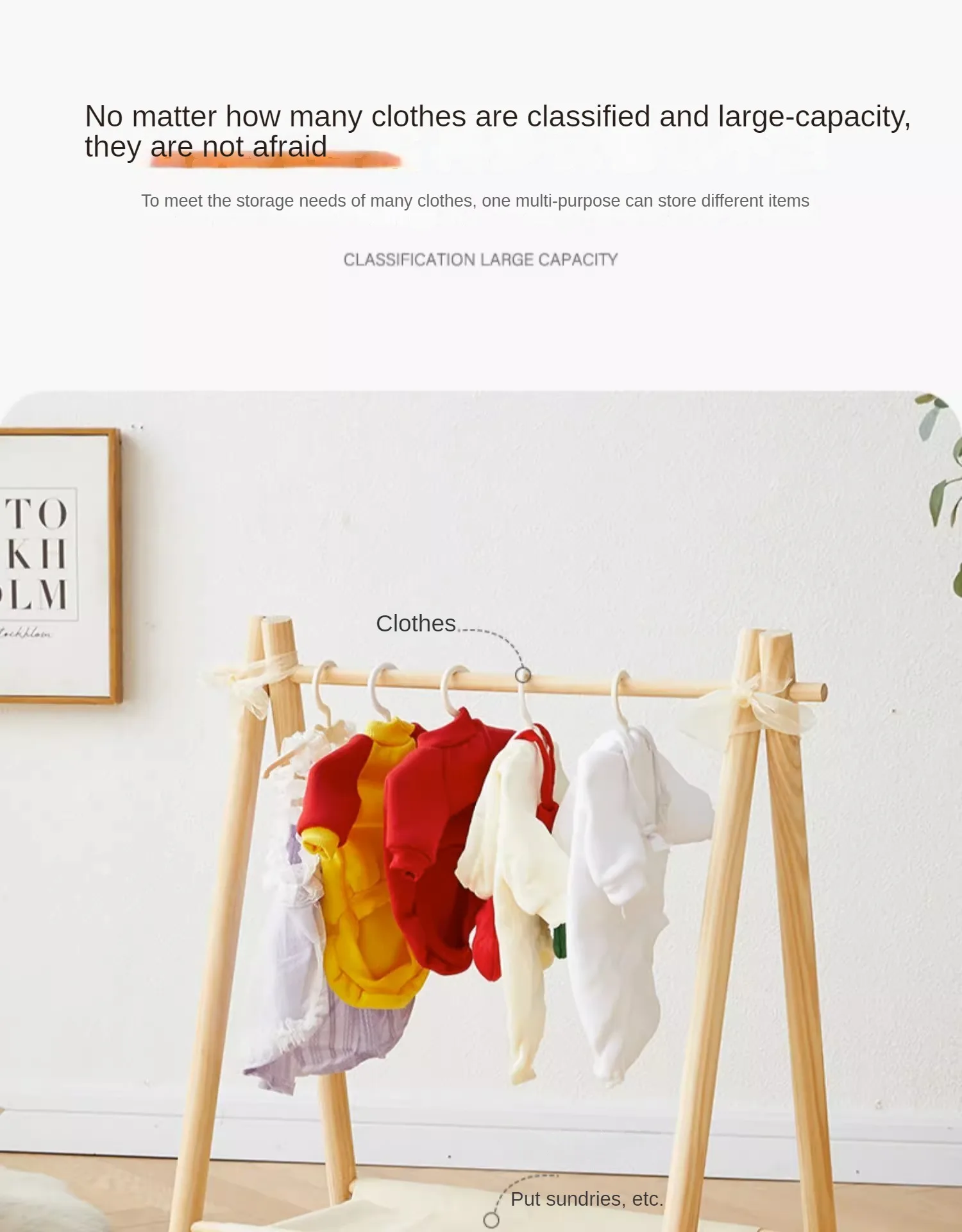 Pet Hanger Internet Celebrity Dog Clothes Rack Dog Clothes Rack Cabinet Solid Wood Storage Small Coat Rack Cat Floor Type