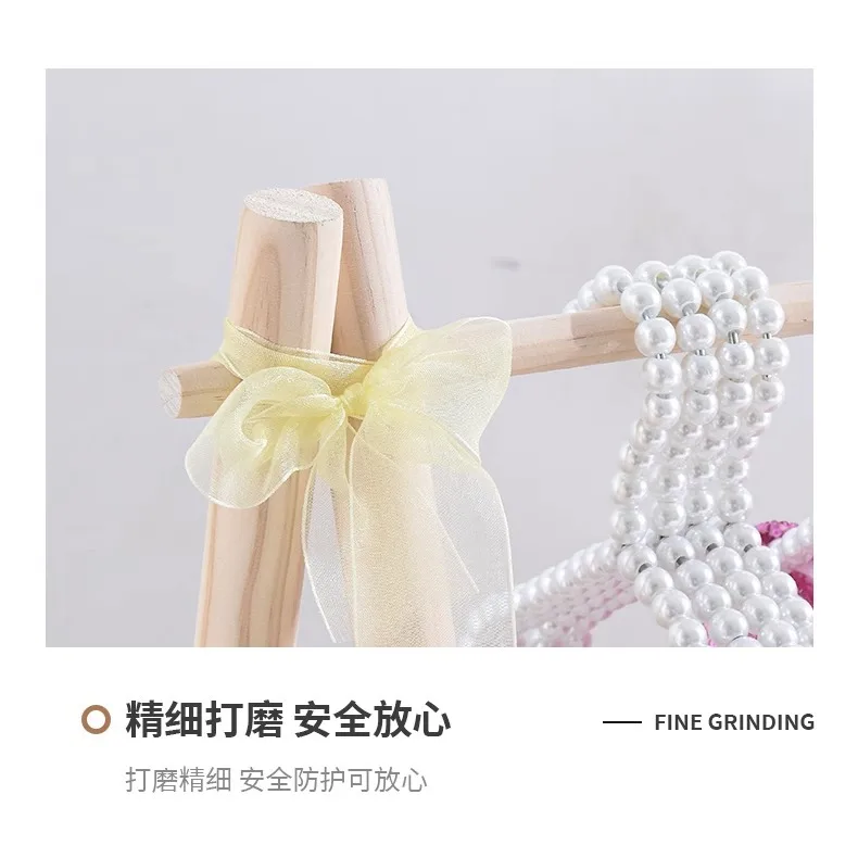 Pet Hanger Internet Celebrity Dog Clothes Rack Dog Clothes Rack Cabinet Solid Wood Storage Small Coat Rack Cat Floor Type