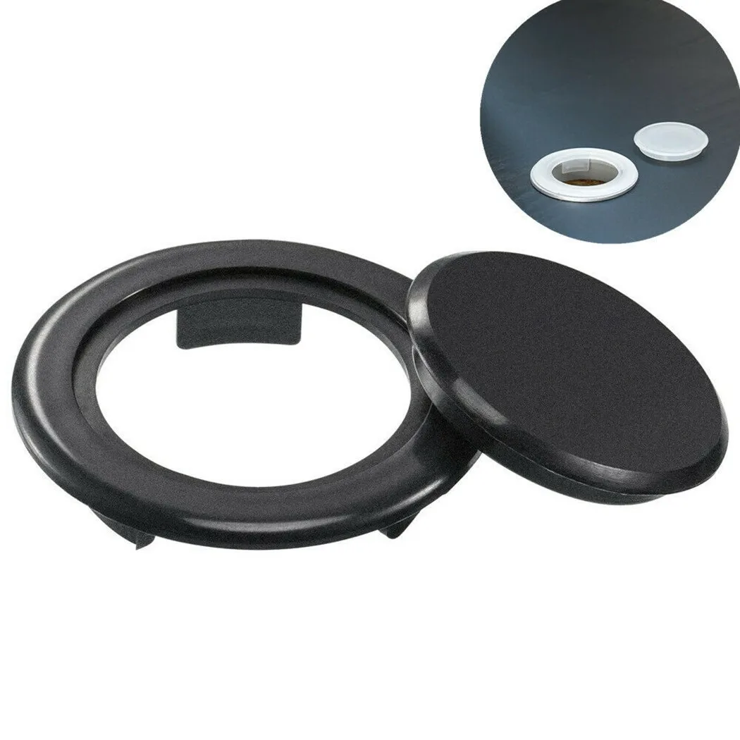 2inch Patio Table Umbrella Hole Ring And Cap Set Standard Size PVC Glass Outdoors Umbrella Thicker Hole Ring Plug Cap Set