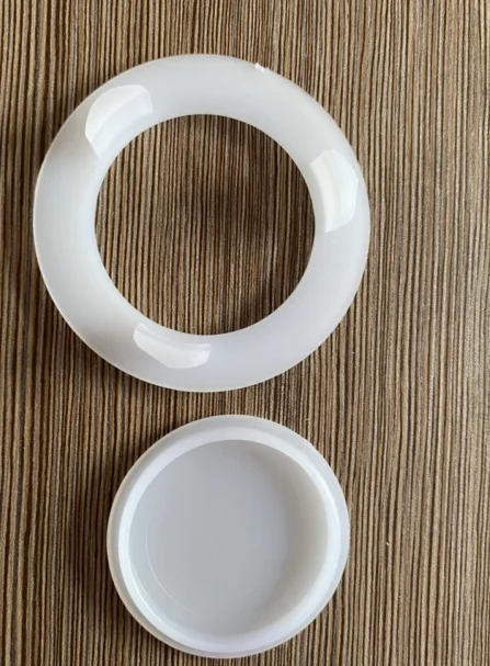 2inch Patio Table Umbrella Hole Ring And Cap Set Standard Size PVC Glass Outdoors Umbrella Thicker Hole Ring Plug Cap Set