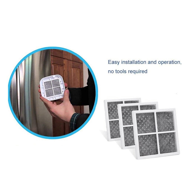 5 Packs Refrigerator Air Filter for LT120F,Replacement Fresh Air Filter Replacement Parts