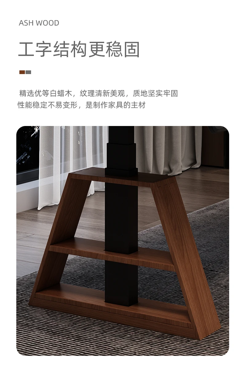 Nordic Creative L-shaped Writing Desk Modern Minimalist Executive Lift Computer Desk Solid Wood Electric Office Furniture FYCD