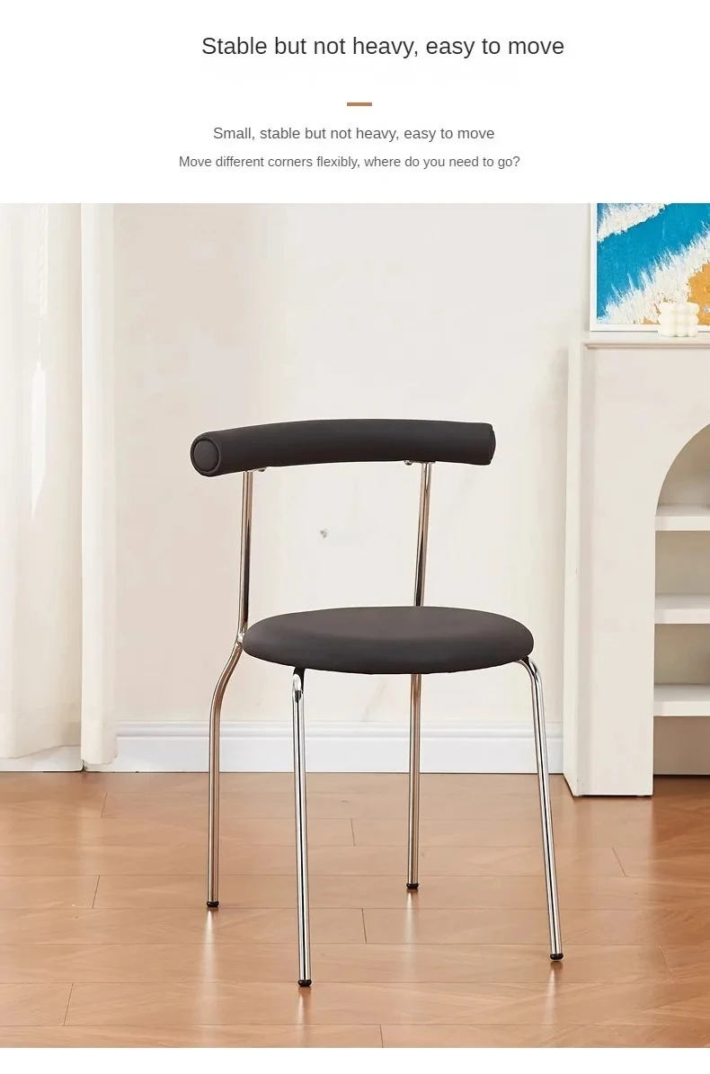 Nordic Dining Chairs,Home Bedroom Backrests,Minimalist Ins Chairs,Modern Makeup Chairs,Living Room Chair Restaurant Chairs