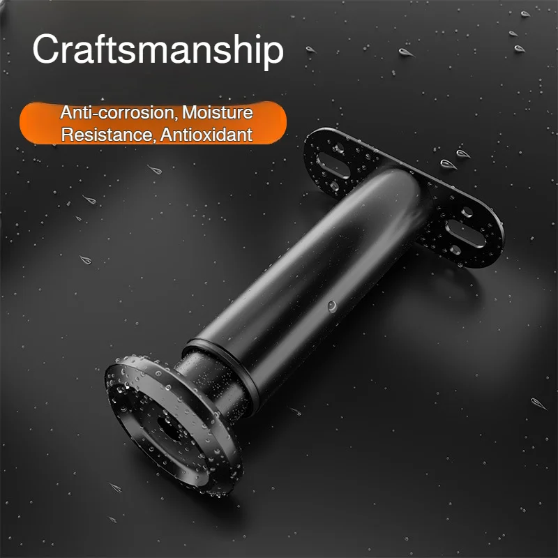 Home 4pcs Adjustable Height Furniture Support Legs, Black Telescopic Table Legs, Used for Tables, Bed Frames, TV Cabinets, Sofas