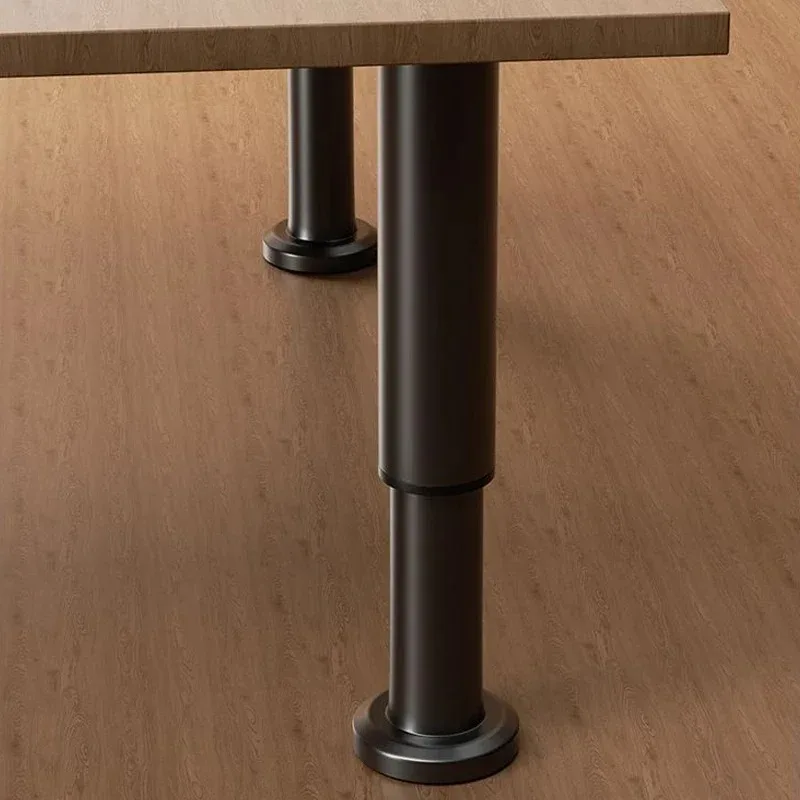 Home 4pcs Adjustable Height Furniture Support Legs, Black Telescopic Table Legs, Used for Tables, Bed Frames, TV Cabinets, Sofas