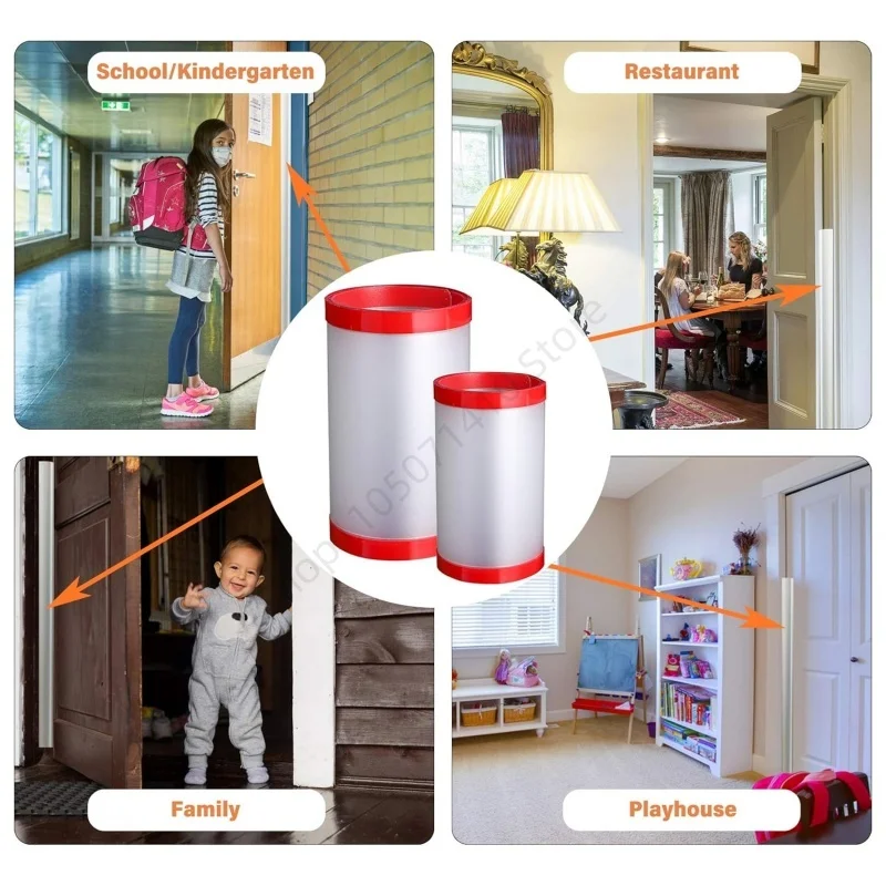 1.2M Safety Door Hinge Protector Cover Child Anti-pinch Hand Sealing Strip Clear Furniture Cabinet Folding Safety Edge Banding