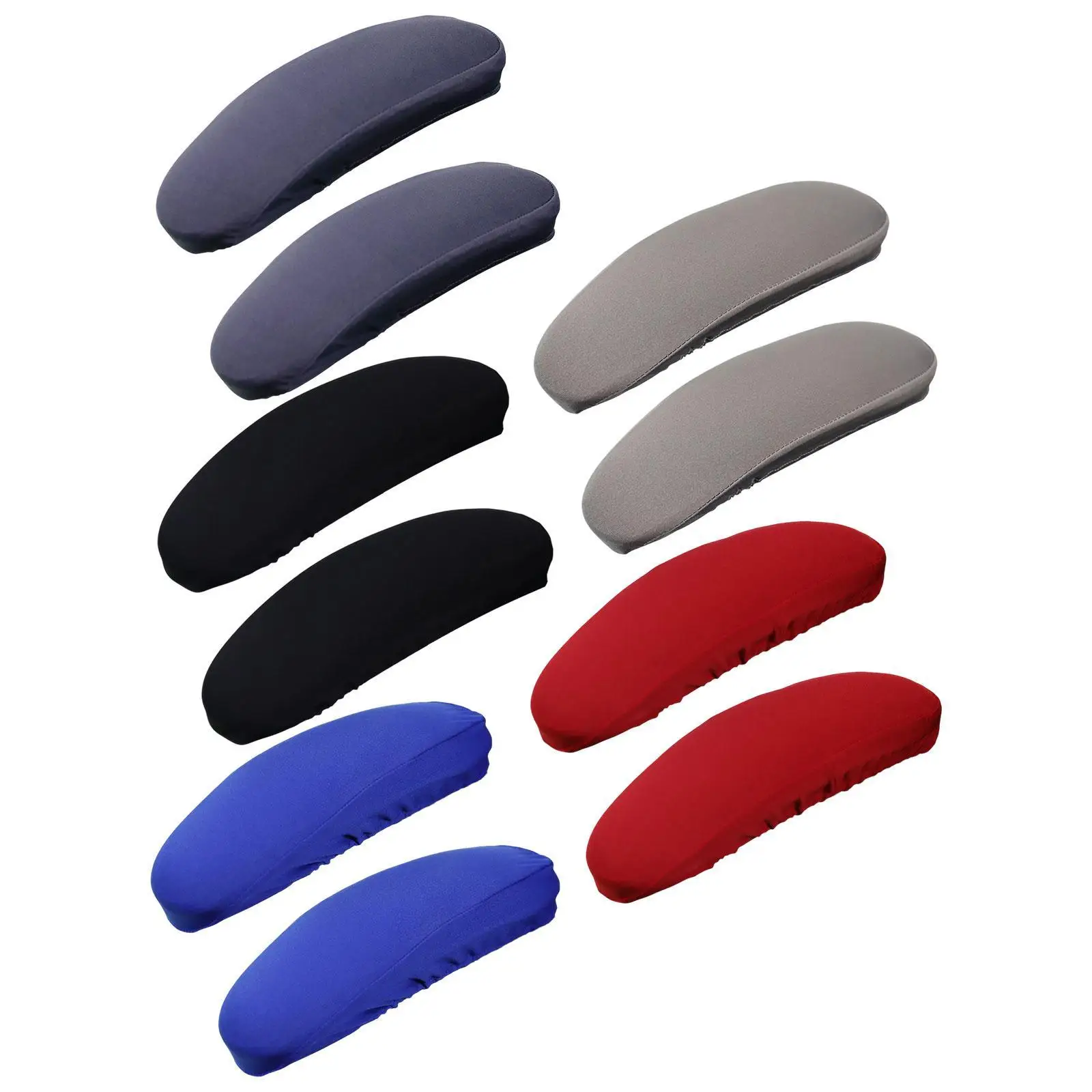 2Pcs Office Chair Armrest Covers Office Removable Arm Rest Covering Chair Arm Pads Protect Washable Elbow Support Forearm Relief