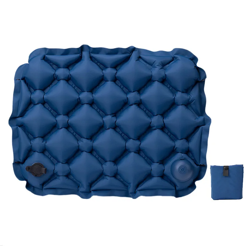 Press Type Inflatable Seat Pad Thickened Outdoor Cushion Lightweight Foldable Camping Mat Portable Travel Seat For Beach Backpac