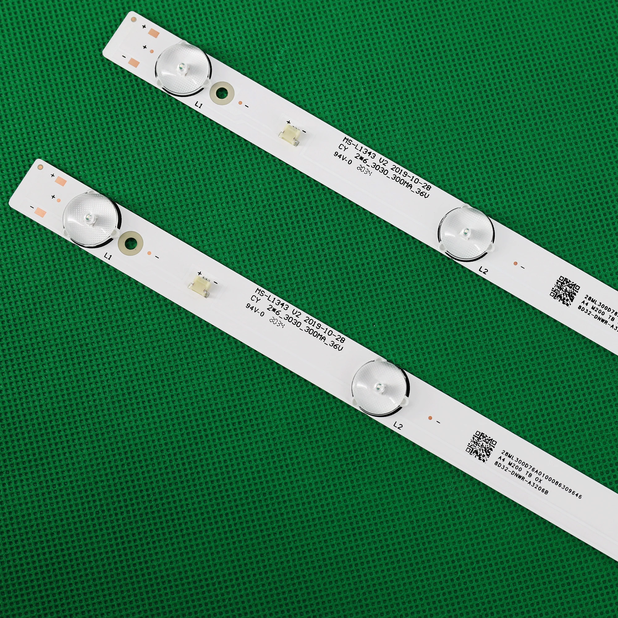 LED Backlight Strips MS-L1343 V1 V2 8D32-DNWR-A3206B 32" LED TV Bars CY 2*6_3030_300MA_36V Bands Rulers JL.D32061330-