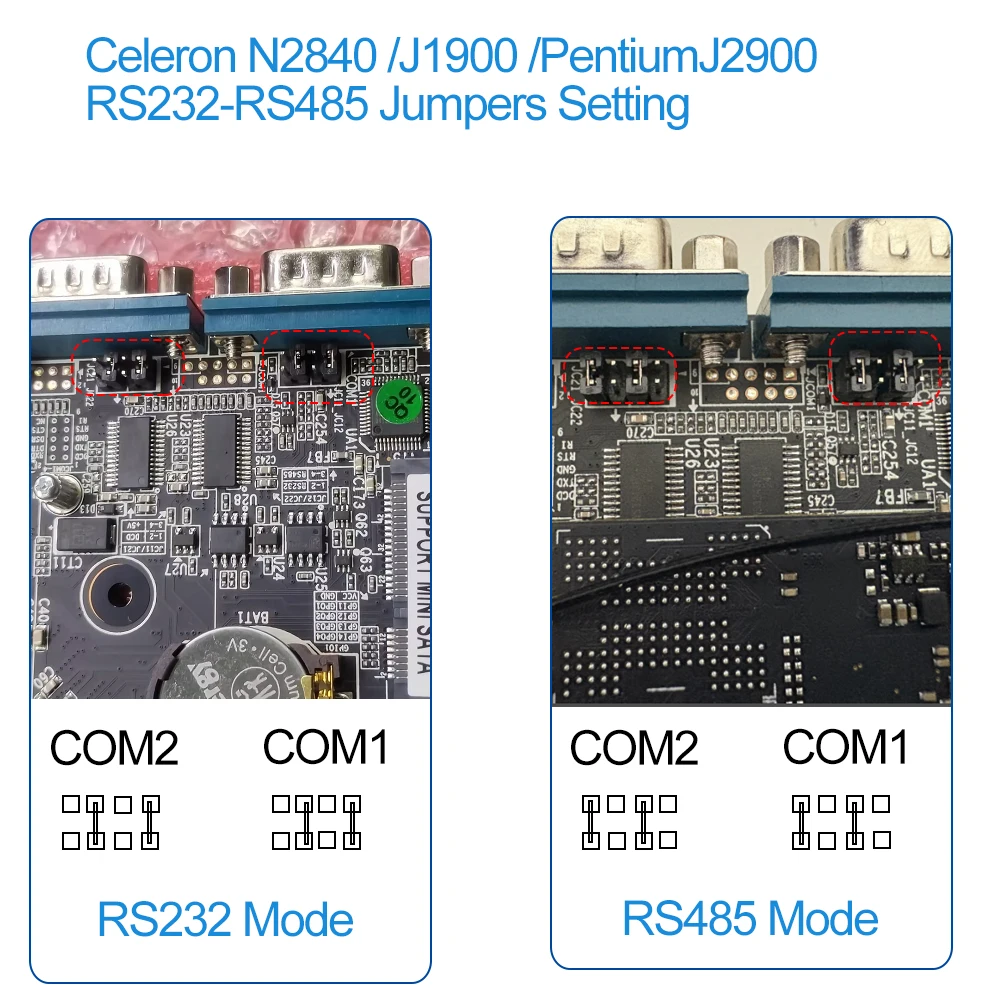 Intel Celeron Fanless Industrial IoT Mini PC J6412 J2900 J1900 2x COM RS232 RS485 2x Gigabit Ethernet Support WiFi 3G 4G SIM