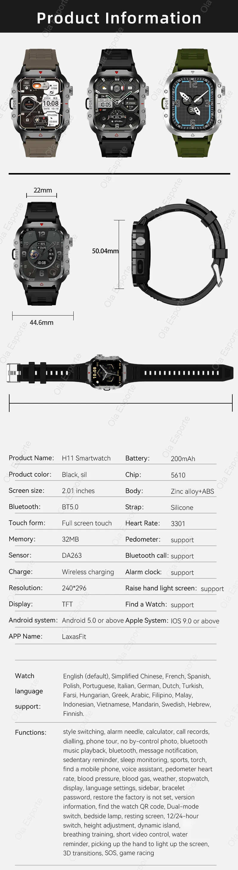 2026 New Military Smart Watch Men IP67 3ATM Outdoor Sports Fitness Tracker Blood Pressure Health Monitor BT Calls GPS Smartwatch