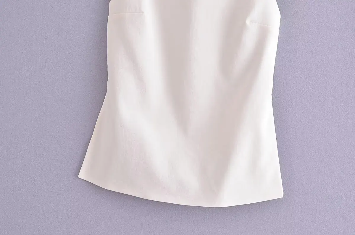 HXAO Women Top 2024 Lace Up Backless Camisole Top Women Cheap clothes Sexy Fashion Tanks & Camis Crop top Women White Black top