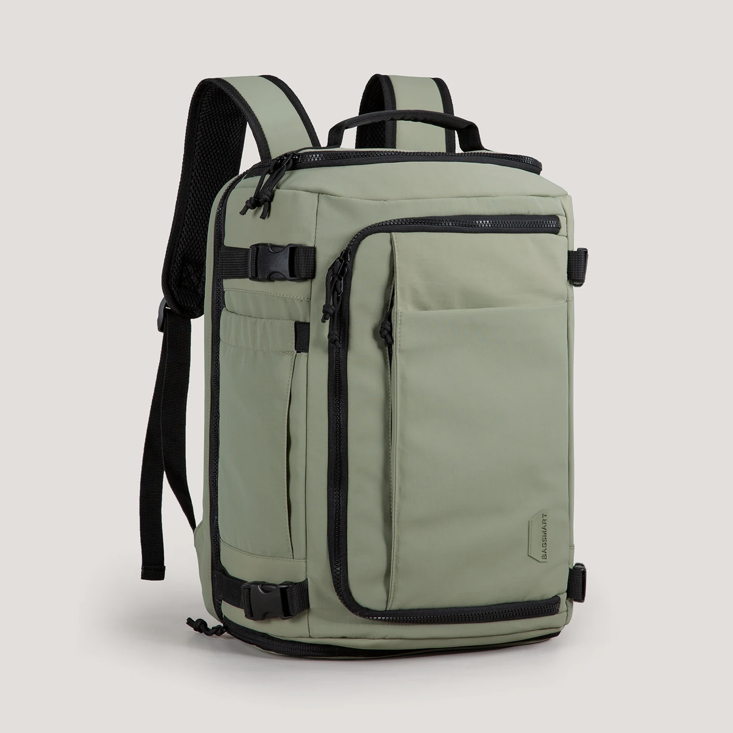 BAGSMART Men's Urban Backpack Travel Backpack MultiFunction Luggage Lightweight Waterproof Backpack Cabin Backpack