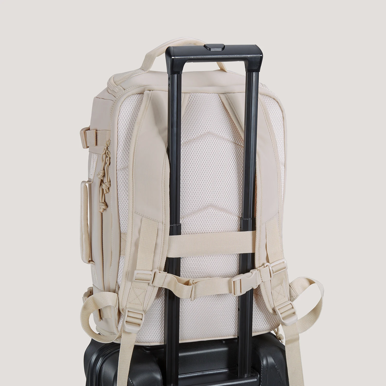 BAGSMART Men's Urban Backpack Travel Backpack MultiFunction Luggage Lightweight Waterproof Backpack Cabin Backpack