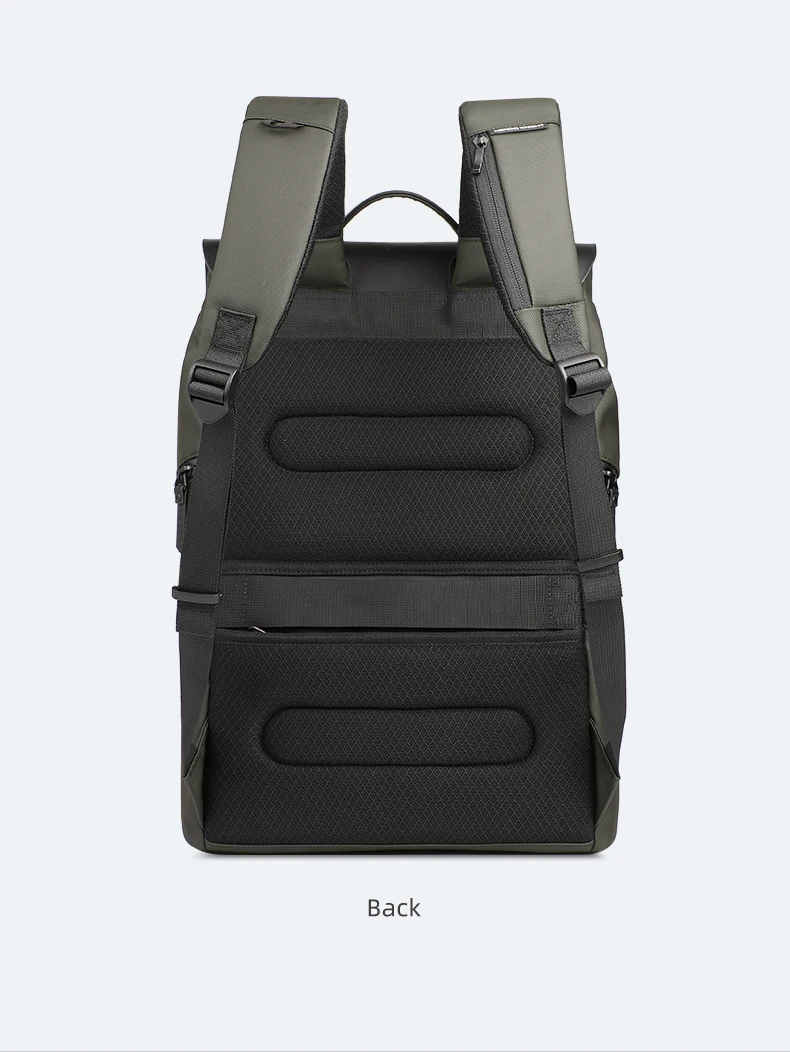 Heroic Knight 15.6" Casual Laptop Backpack Men Waterproof Large Capacity Travel Backpack Fashion Male Business Commuter Bag Pack
